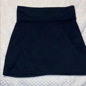 Super Cute Wide Waistband Black Skirt Great Shape!